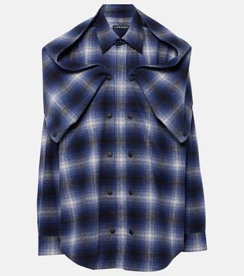 Y/Project Detachable cotton flannel overshirt