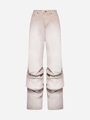 Y/Project Draped Cuff Jeans