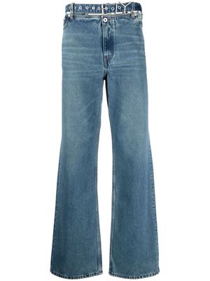 Y/Project Evergreen mid-rise wide-leg jeans - Blue