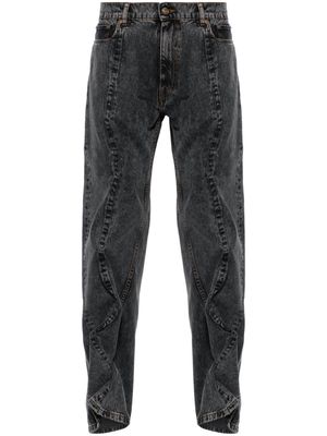 Y/Project Evergreen Wire mid-rise straight jeans - Black