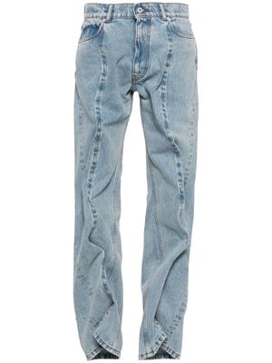 Y/Project Evergreen Wire mid-rise straight jeans - Blue