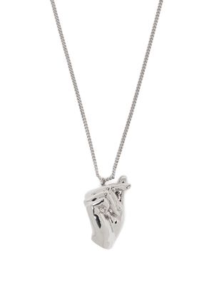 Y/Project fingers heart-pendant necklace - Silver