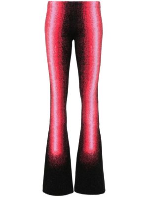 Y/Project gradient flared trousers - Pink