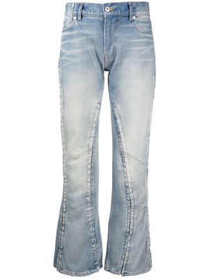 Y/Project high-waisted flared jeans - Blue