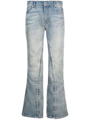 Y/Project Hook And Eye straight-leg jeans - Blue
