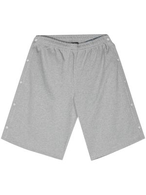 Y/Project layered-detail cotton shorts - Grey