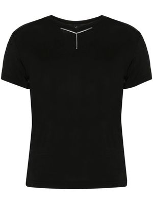 Y/Project logo-appliqué T-shirt - Black