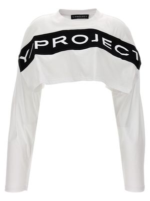 Y/Project Logo Crop T-shirt