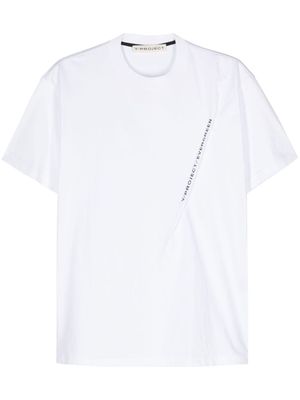 Y/Project logo-print cotton T-shirt - White