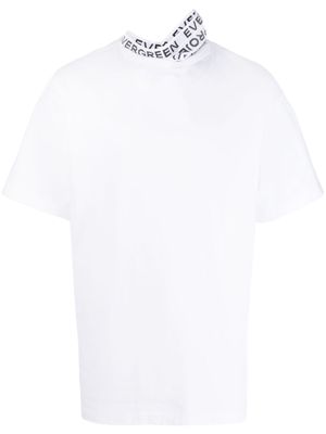 Y/Project logo-print neckline T-shirt - White
