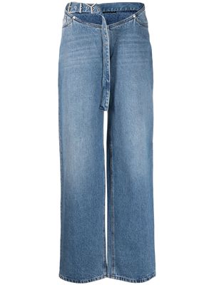 Y/Project low-rise loose-fit jeans - Blue