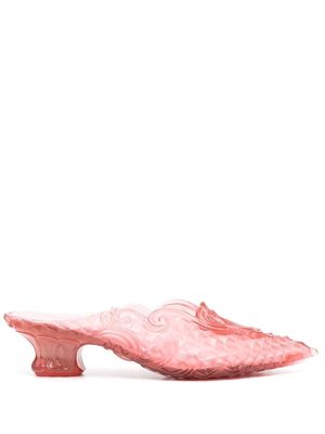 Y/Project Melissa 50mm pointed mules - Pink