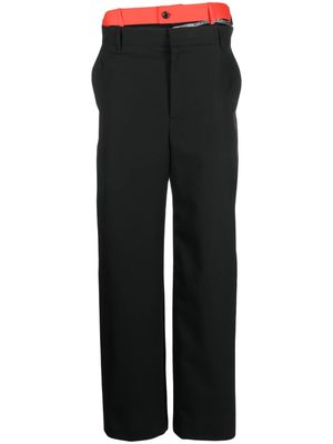 Y/Project multi waistband wide-leg trousers - Black