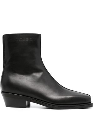 Y/Project Paris' Best 50mm leather boots - Black