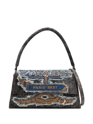 Y/Project Paris' Best denim shoulder bag - Black