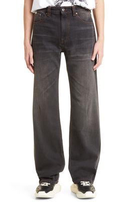 Y/Project Paris' Best Straight Leg Jeans in Faded Black