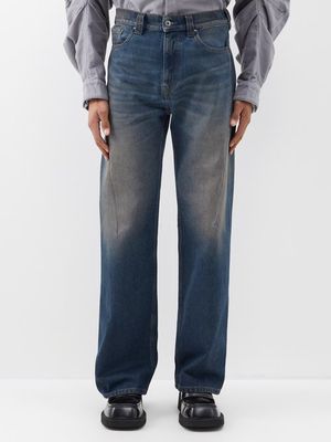 Y/Project - Paris' Best Straight-leg Jeans - Mens - Blue Navy