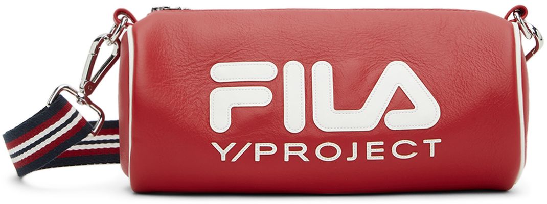 Y/Project Red Fila Edition Y Strap Shoulder Bag