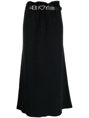 Y/Project ribbed high-waisted skirt - Black