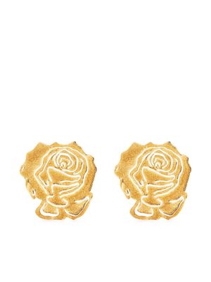 Y/Project rose stud earrings - Gold