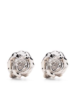 Y/Project rose stud earrings - Silver