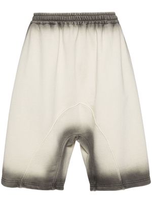 Y/Project spray-effect cotton shorts - Neutrals