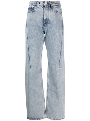 Y/Project straight-leg denim jeans - Blue