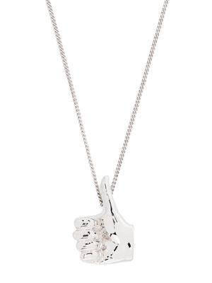 Y/Project Thumbs Up-pendant necklace - Silver
