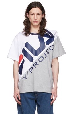 Y/Project White Fila Edition T-Shirt