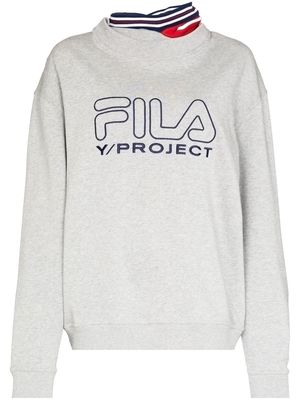 Y/Project x FILA three collar jumper - Grey