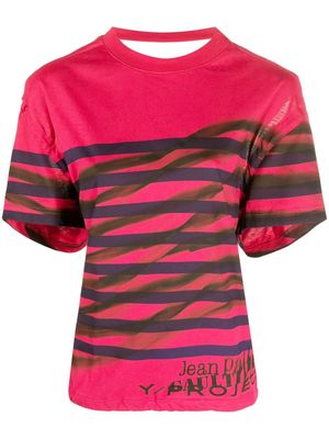Y/Project x Jean Paul Gaultier Mariniere T-shirt - Pink