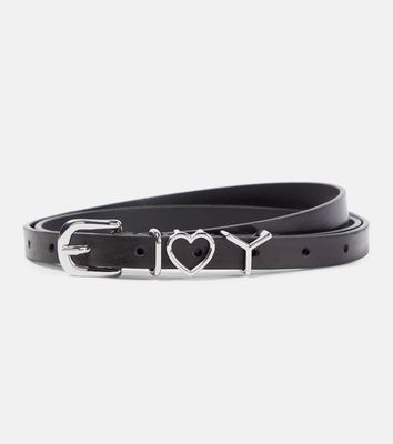 Y/Project Y Heart 15mm leather belt