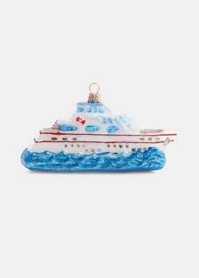 Yacht Holiday Ornament