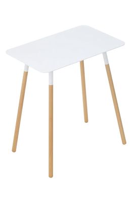 Yamazaki Rectangular Side Table in White