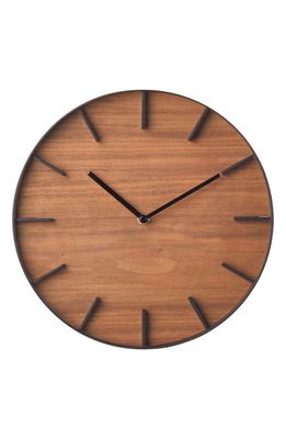 Yamazaki Rin Wall Clock in Brown