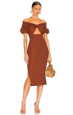 YAURA Toni Dress in Brown