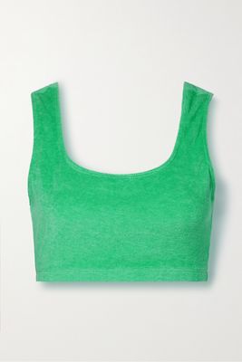 Year of Ours - Cropped Terry Top - Green