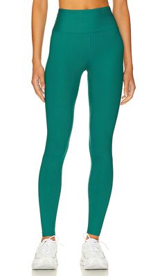 YEAR OF OURS Ribbed High High Legging in Green