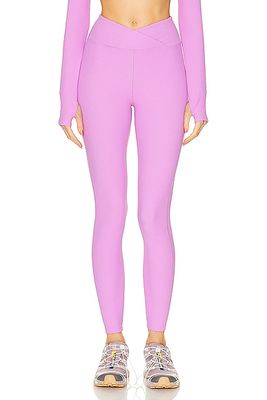YEAR OF OURS Thermal Veronica Legging in Purple