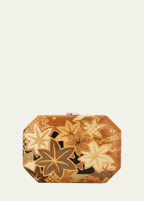 Yellow Gold Marquetry Egyptian Clutch