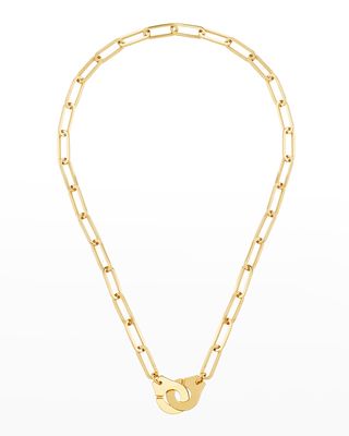 Yellow Gold Menottes R15 Extra-Large Chain Necklace
