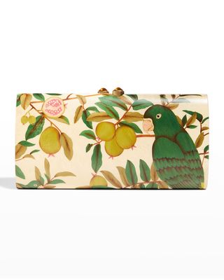 Yellow Gold Moye Marquetry Clutch