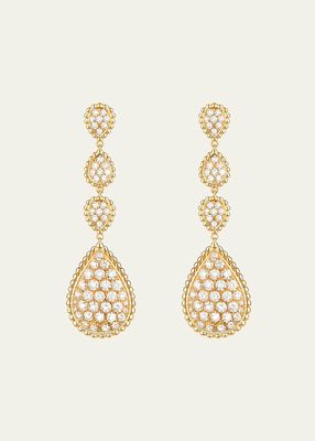 Yellow Gold Serpent Boheme Diamond 8-Motif Earrings