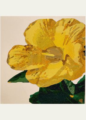 "Yellow Hibiscus" Original Painting by Rachel Daly