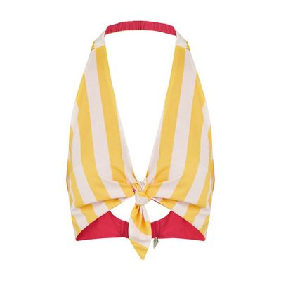 Yellow Stripes crop top