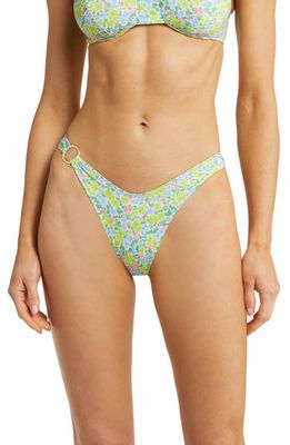 YELLOW THE LABEL Briar Floral Bikini Bottoms in Palisades