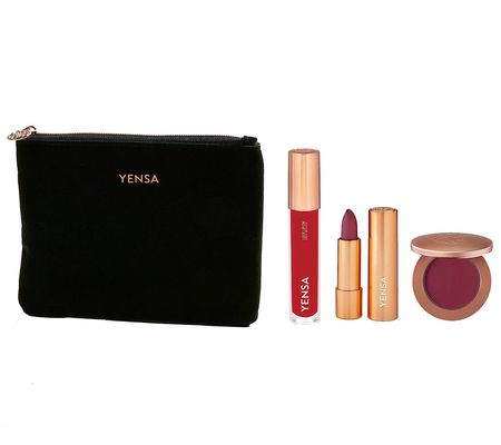 YENSA Beauty Lip and Cheek Holiday Set