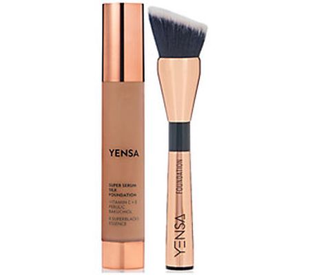 YENSA Super Serum Silk Foundation with Brush