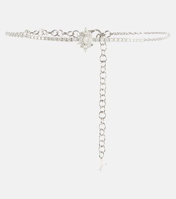 Yeprem 18kt white gold necklace with diamonds
