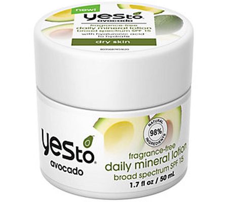 Yes To Avocado Fragrance-Free Mineral Lotion SP 15